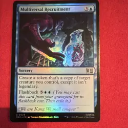 MTG Multiversal Recruitment foil Uncommon Marvel EN Blue Sorcery - Image 1