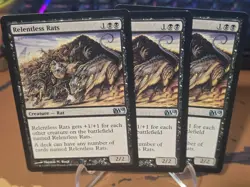 (X3) Relentless Rats Core Set 2010 (M10) Regular - Image 1