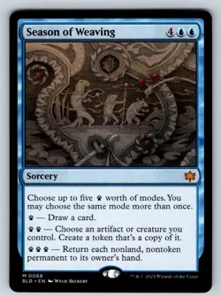 Season of Weaving 68 Mythic Bloomburrow Magic: The Gathering Lightly Played - Image 1
