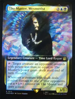 The Master Mesmerist Extended Surge Foil - WHO - Mtg Card #GW - Image 1
