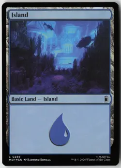 Island (289) - Foil - Marvel Super Heroes (MSH) - NM - Image 1