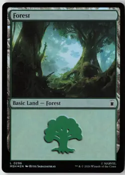 Forest (296) - Foil - Marvel Super Heroes (MSH) - NM - Image 1
