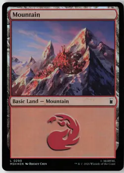 Mountain (293) - Foil - Marvel Super Heroes (MSH) - NM - Image 1