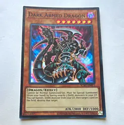 Konami Yu-Gi-Oh! Dark Armed Dragon SCH1-EN011 Ultra Rare Holo EN ATK 2800 - Image 1