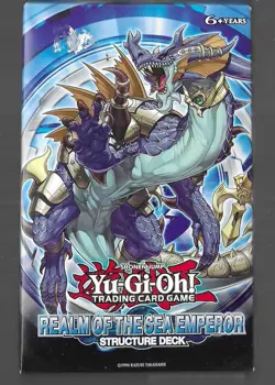 Yu-Gi-Oh! REALM OF THE SEA EMPEROR Structure Deck Factory Sealed English 1st Ed - Image 1