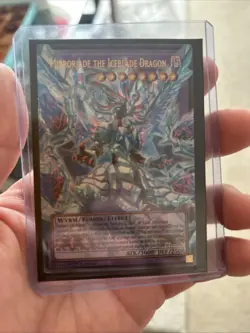 YUGIOH Mirrorjade the Iceblade Dragon RA05-EN148 Ultra Rare Extended Art 1ST ED - Image 2