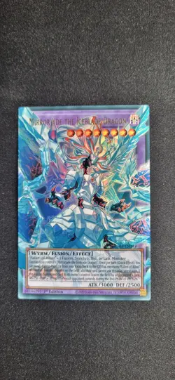 YUGIOH Mirrorjade the Iceblade Dragon RA05-EN148 Ultra Rare Extended Art 1ST ED - Image 1
