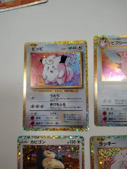 Snorlax, Chansey, Clefable, Clefairy Pokemon Classic Japanese NM Cards - Image 2