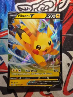 Pikachu V SWSH285 SWSH: Sword & Shield Promo Cards Holo - Image 1