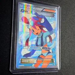 Pokemon TCG - Skyla Full Art 149/149 Boundaries Crossed 2012 B&W Card - Image 2