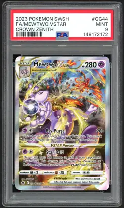Pokemon Card - PSA 9 Mewtwo Vstar GG44/GG70 - Crown Zenith - MINT - Image 1