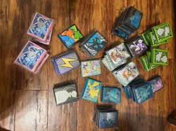 Pokemon TCG ETB Card Sleeves Lot of 54 Packs New & Sealed + 16 Mini Binders - Image 1