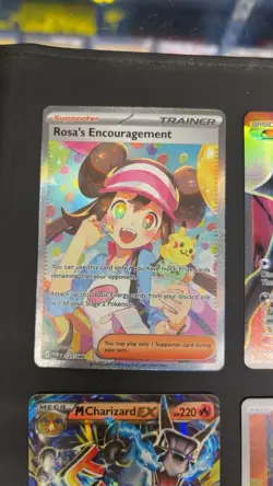 Modern Pokemon Card Lot Umbreon Ex 219/124 Mega Charizard 12/83 Rosa 123/088 - Image 2