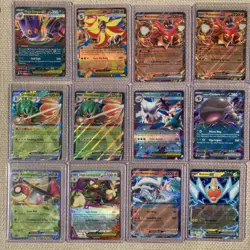 Pokemon Cards Ex Bundle X12 Gengar Reshiram Lopunny Mega Evolution English TCG - Image 1