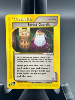 Forest Guardian - 123/147 Aquapolis - Pokemon TCG eReader Card Noctowl - Image 1