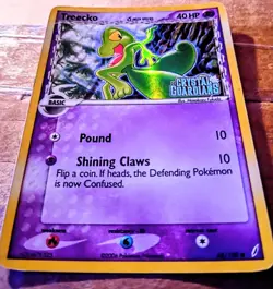 Treecko Delta Species Reverse Holo Stamped Card 68/100 Crystal Guardians NM/LP - Image 1