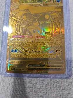 Pokemon TCG Mega Greninja ex Gold Card 122/086 English! Mint Condition! - Image 4
