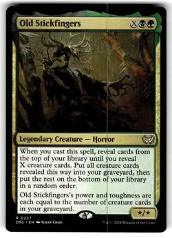 x1 Old Stickfingers R MTG Commander: Duskmourn: House of Horror M/NM, English - Image 1