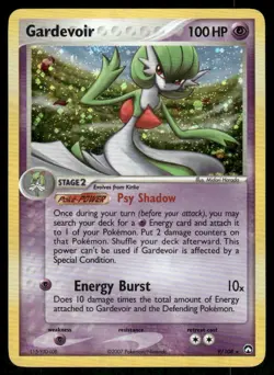 Pokemon Cards Gardevoir 9/108 Power Keepers Holo Rare MP - Image 1