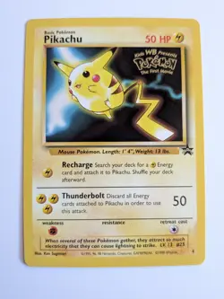 Pokemon Pikachu TCG Promo Card 1999 the First Movie NM - Image 1