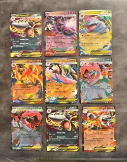 Pokemon TCG XY Holo English 9-Card Lot Mega Sharpedo EX Mega Venusaur EX - Image 1