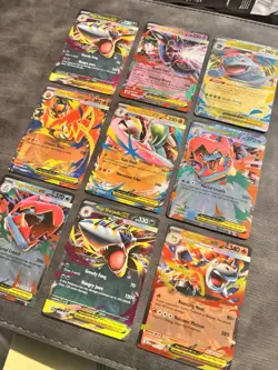 Pokemon TCG XY Holo English 9-Card Lot Mega Sharpedo EX Mega Venusaur EX - Image 2