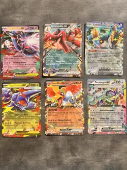 Pokemon TCG Hidden Fates Holo English 6-Card Lot Mega Floette EX Ho-Oh EX - Image 1