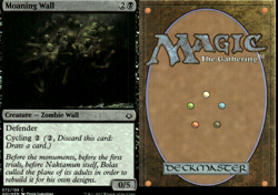 Magic the Gathering -MTG-Moaning Wall Foil - Image 1