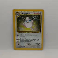 1999 Holographic Wigglytuff Base Set Card 19/130 NM - Image 1