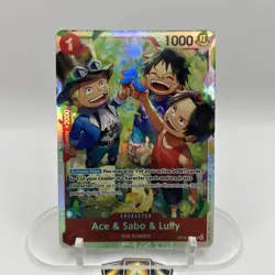 OP13-007 - Ace & Sabo & Luffy SR One Piece Card - Image 2