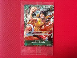 Monkey.D.Luffy P-135 Winner Stamp OP16 Pre-Release Event Promo Card Sealed - Image 1