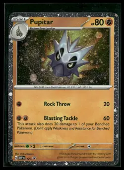 Pupitar #120 Cosmos Holo Scarlet & Violet Promo Cards NM - Image 1