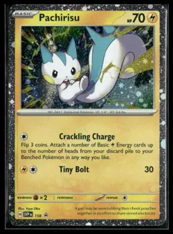 Pachirisu #158 Cosmos Holo Scarlet & Violet Promo Cards VLP - Image 1