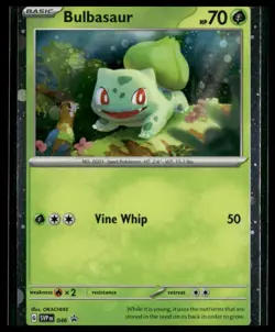 Bulbasaur #46 Scarlet & Violet Promo Cards Pokemon NM - Image 1