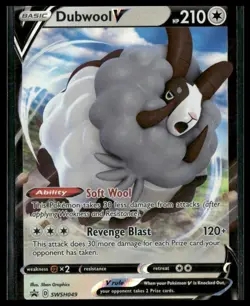 Dubwool V #SWSH049 Sword & Shield Promo Cards Pokemon LP - Image 1
