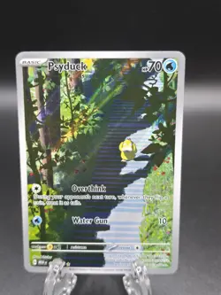 Pokemon TCG Psyduck Scarlet Violet-151 Holo Illustration Card 175/165 - Image 1