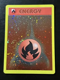 🔥 SWIRL 🔥Fire Energy (WotC 2002 League Promo) League & Championship Cards Holo - Image 1