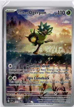 Teal Mask Ogerpon Promo SV: Scarlet & Violet Promo Cards 123 NM - Image 1