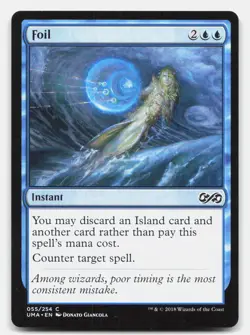 Foil 55 Common Ultimate Masters Magic: The Gathering Near Mint - Image 1