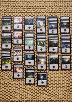 MTG Basic Land Lot x69 – Scars of Mirrodin, Time Spiral, M10, Shards of Alara - Image 1