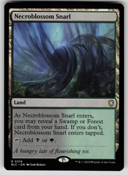 Necroblossom Snarl Normal R Commander: Bloomburrow 319 NM - Image 1