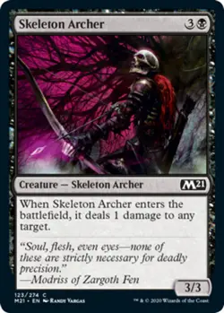 Skeleton Archer NM, English MTG Core Set 2021 - Image 1