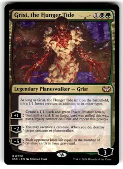 Grist, the Hunger Tide Commander: Duskmourn: House of Horror Regular MTG NM - Image 1