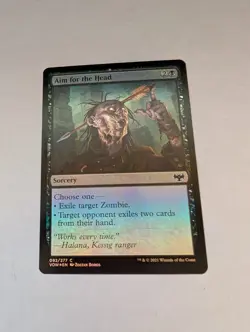 Aim for the Head Innistrad: Crimson Vow Foil MTG - Image 1