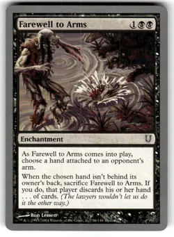 Farewell to Arms Unhinged Regular MTG - Image 1