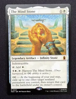 MTG MSH The Mind Stone M 0021 Magic The Gathering Marvel Infinity Stone - Image 1