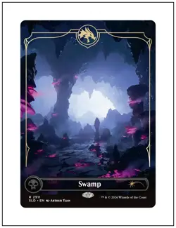 1x Swamp, Secret Lair D&D - 2511, Non-Foil, Magic MTG NM - Image 1