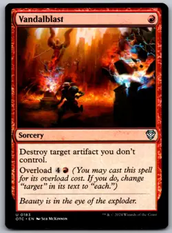 Vandalblast 183 Commander: Outlaws of Thunder Junction Magic: The Gathering NM - Image 1