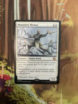 Mint/Near-Mint, English - 1 x MTG Monastery Mentor March of the Machine - Image 1