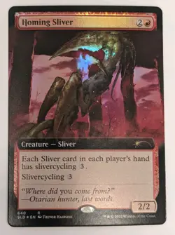 Homing Sliver (Extended Art) Secret Lair Drop Foil - MTG RARE - Image 1